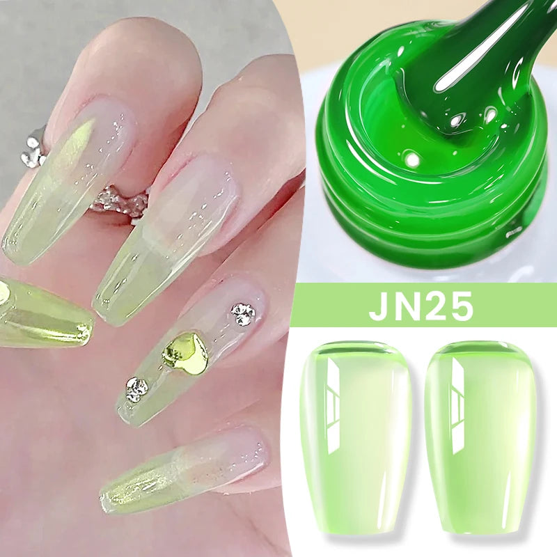 BORN PRETTY 10ml Jelly Nude Gel Nail Polish 50 Colors