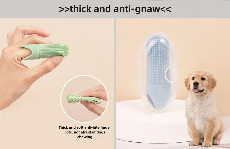 Dog Toothbrush, 360° Cleaning.