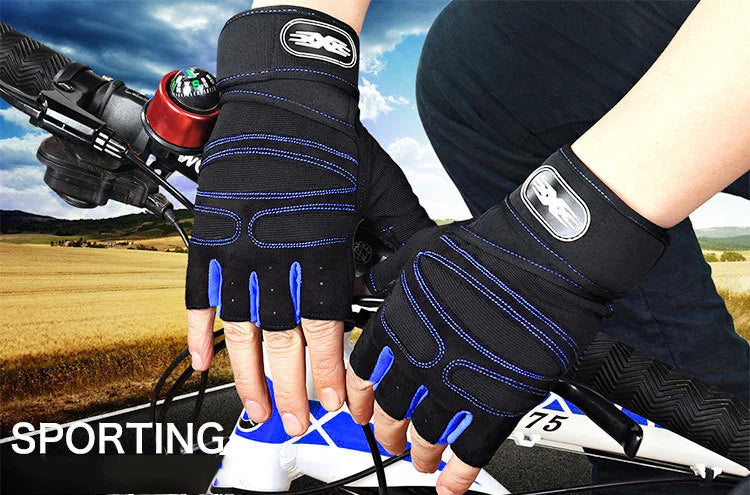 Shockproof Gym Gloves with Wrist Support (Fitness & Training)