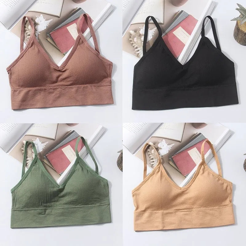 Kit 4 Women Seamless Bra Set