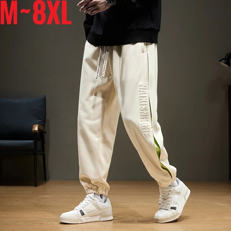 Jogger Men'sPants  Fit Baggy  Elastic Sport Casual Fashion