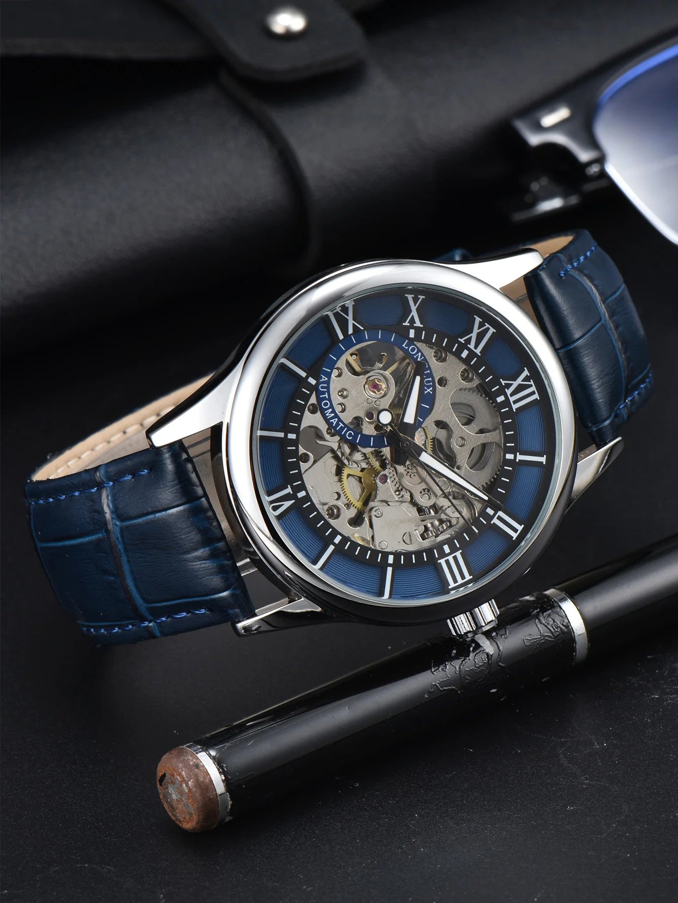 LONGLUX waterproof automatic men's watch