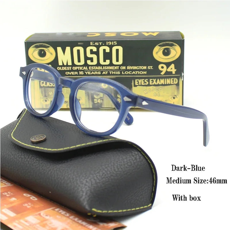 Johnny Depp Style Men's  Glasses Transparent Lens