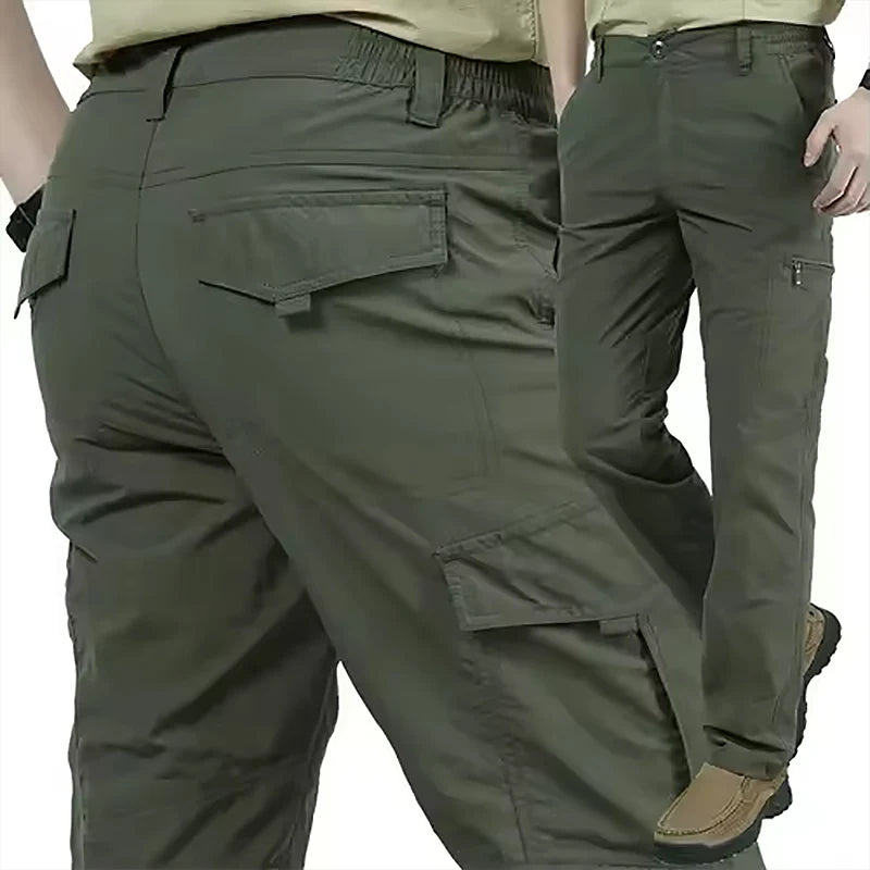 Outdoor Waterproof Tactical Belt Mens Quick Dry Trousers
