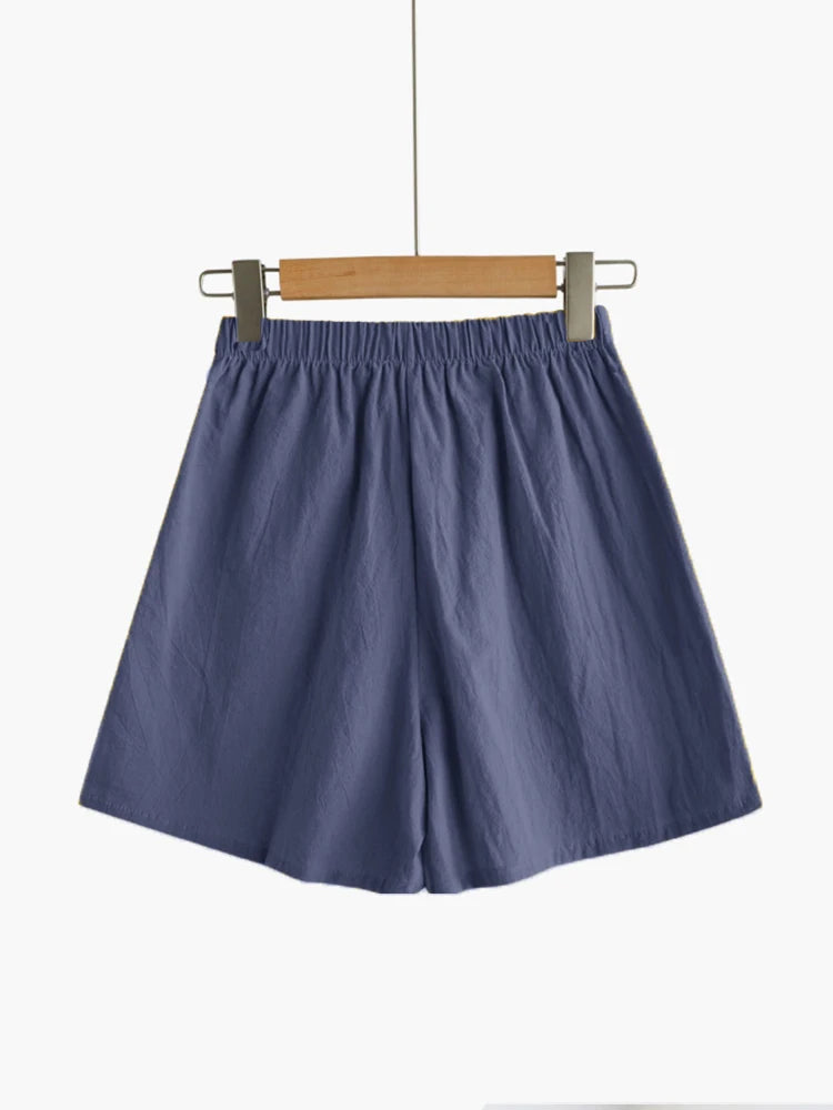 Casual Women's Gym Shorts High Waisted