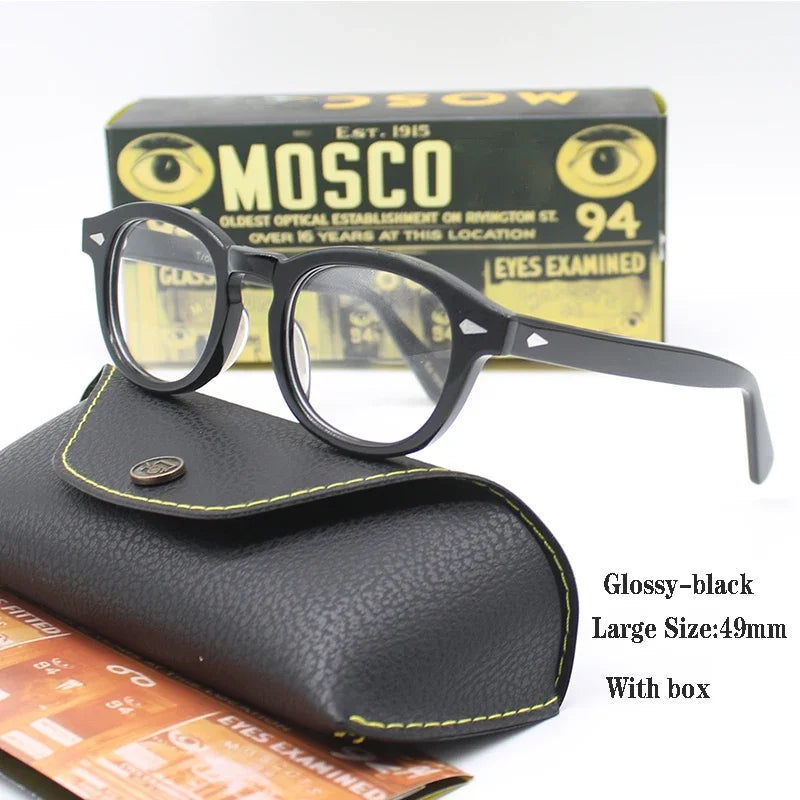 Johnny Depp Style Men's  Glasses Transparent Lens