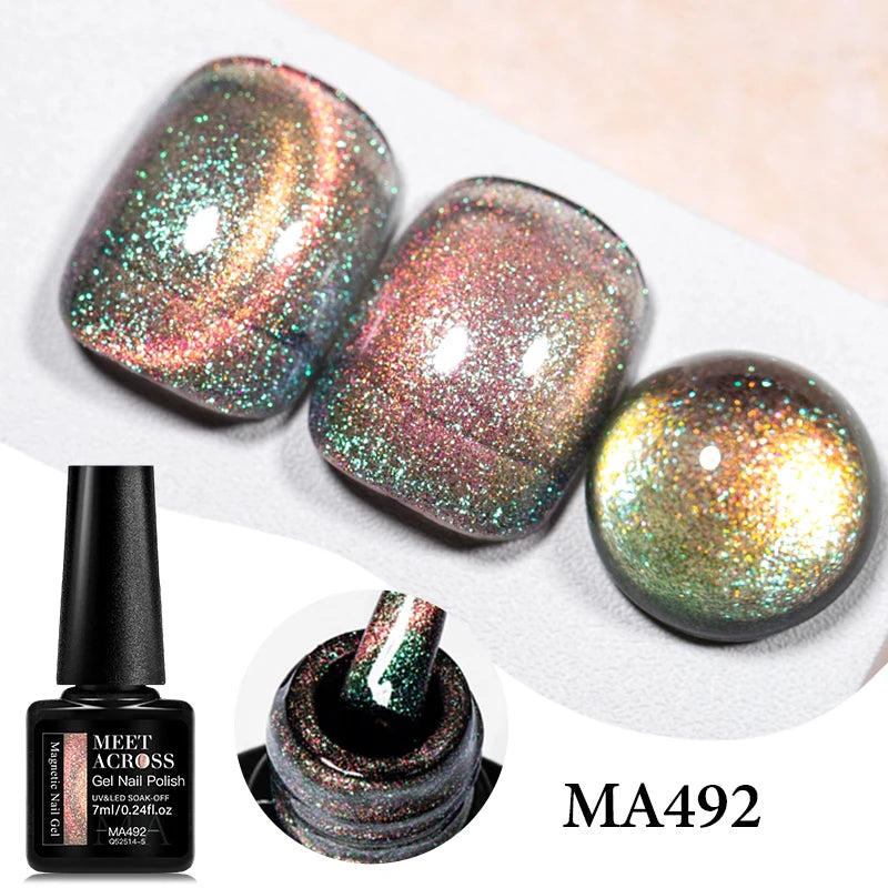 Cat Eye Gel Polish Spring Popular Magnetic Gel Nail