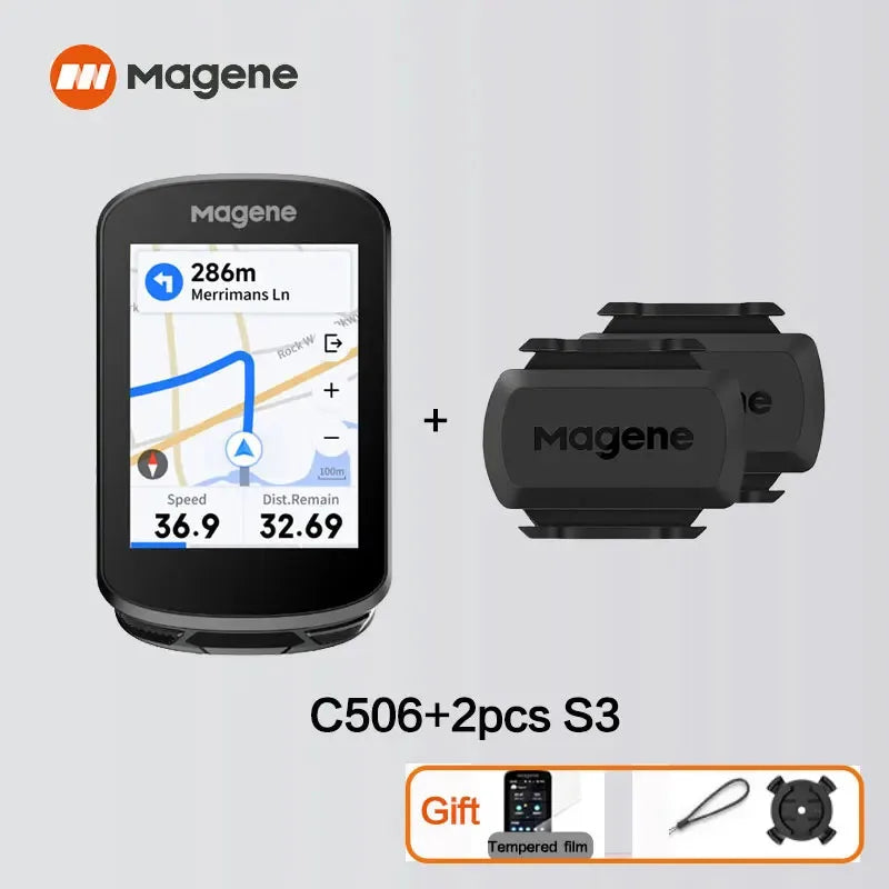 Magene C506 GPS Bike Computer – 2.4" Digital Odometer with Navigation, WiFi & Bluetooth