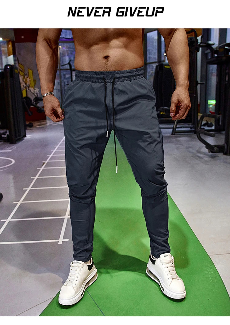 Mens Gym Pants Quick-Drying