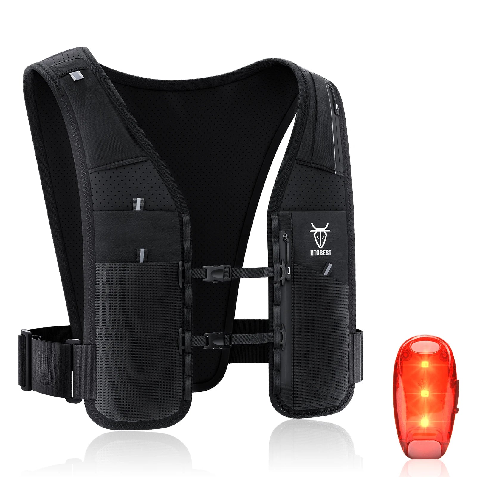 UTOBEST UTR113 Hydration Vest – Reflective & Adjustable for Outdoor Sports