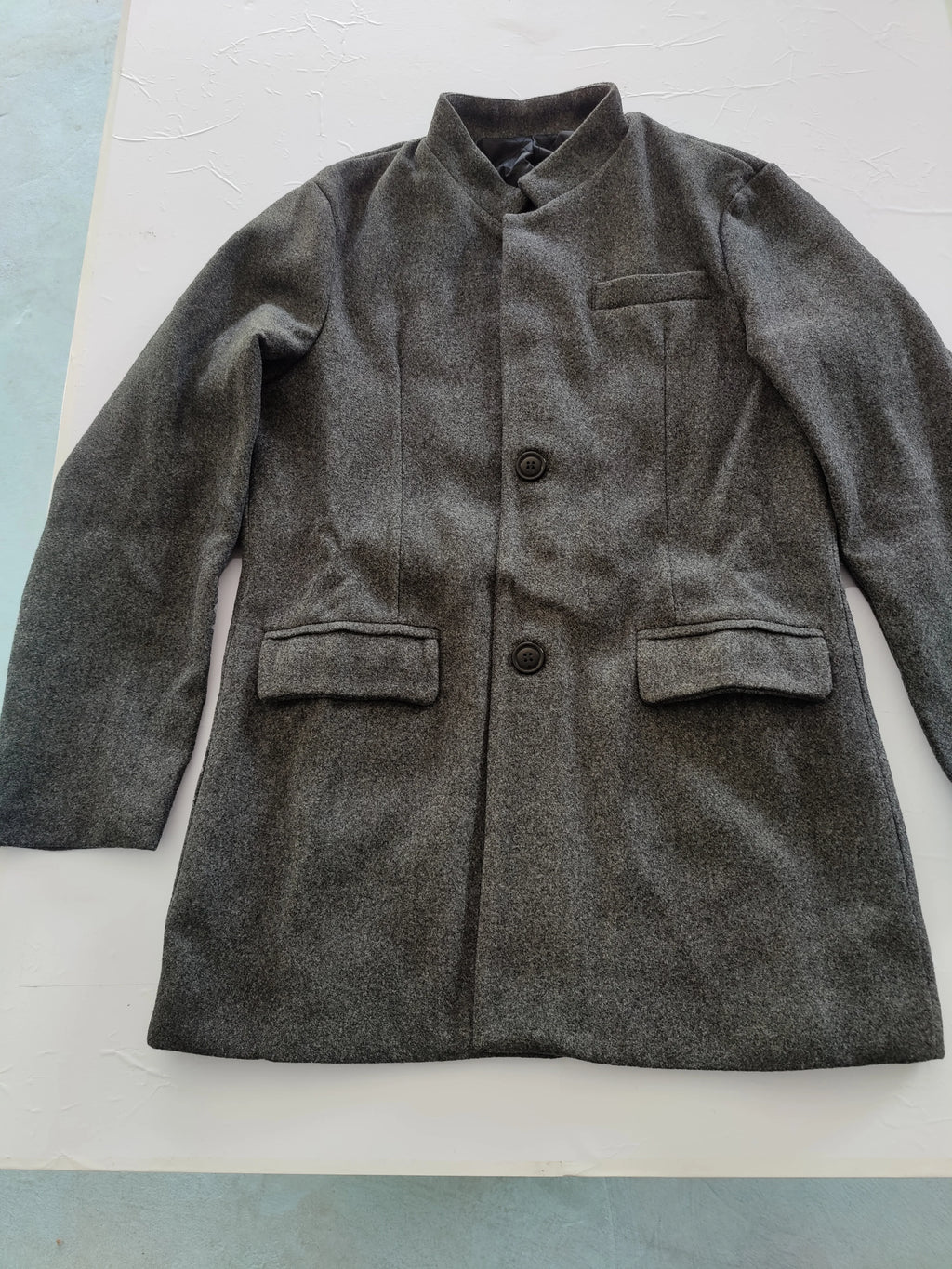 Men’s Winter Faux Leather Jacket – Windproof & Fleece-Lined