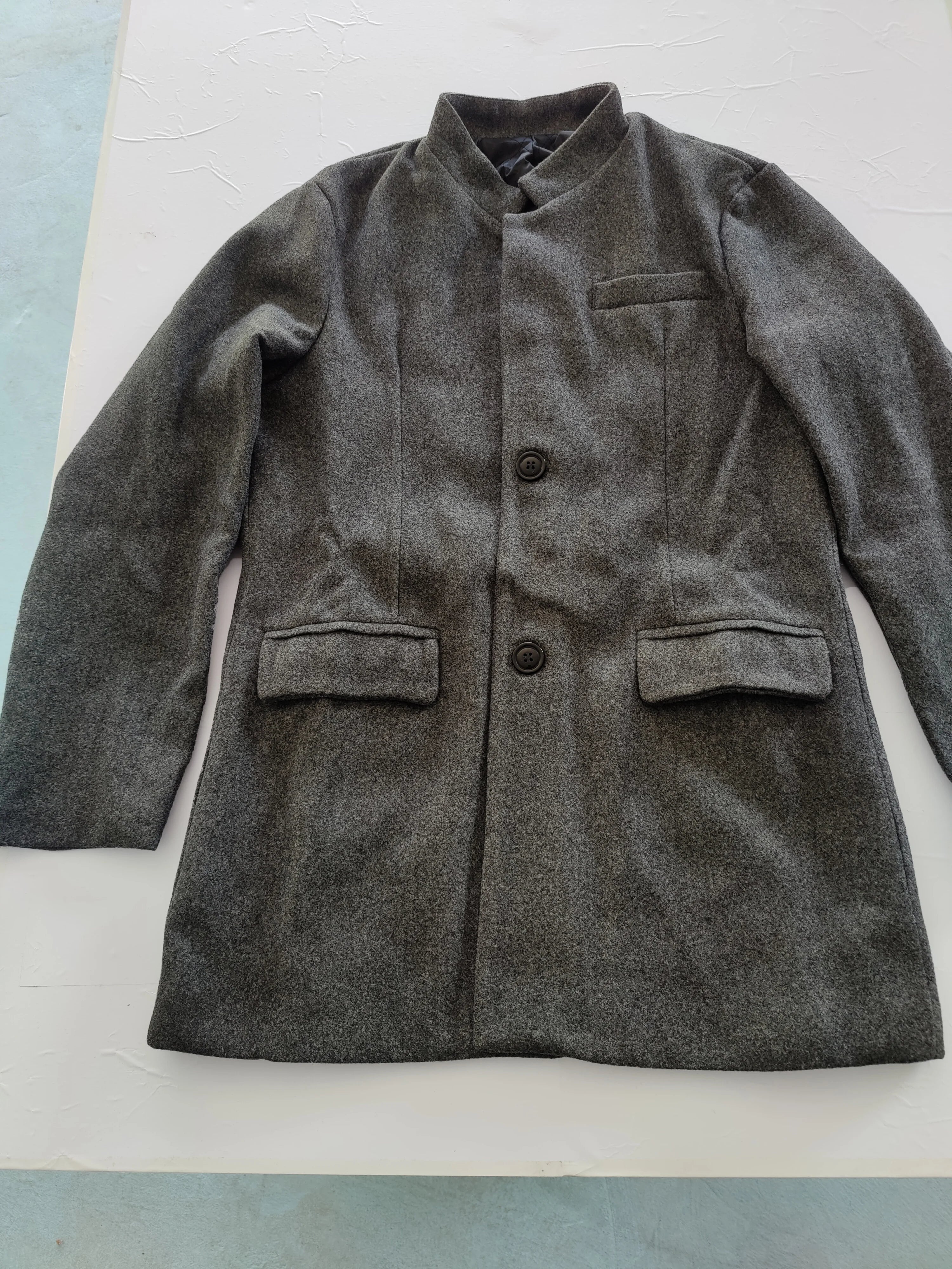 Men’s Winter Faux Leather Jacket – Windproof & Fleece-Lined