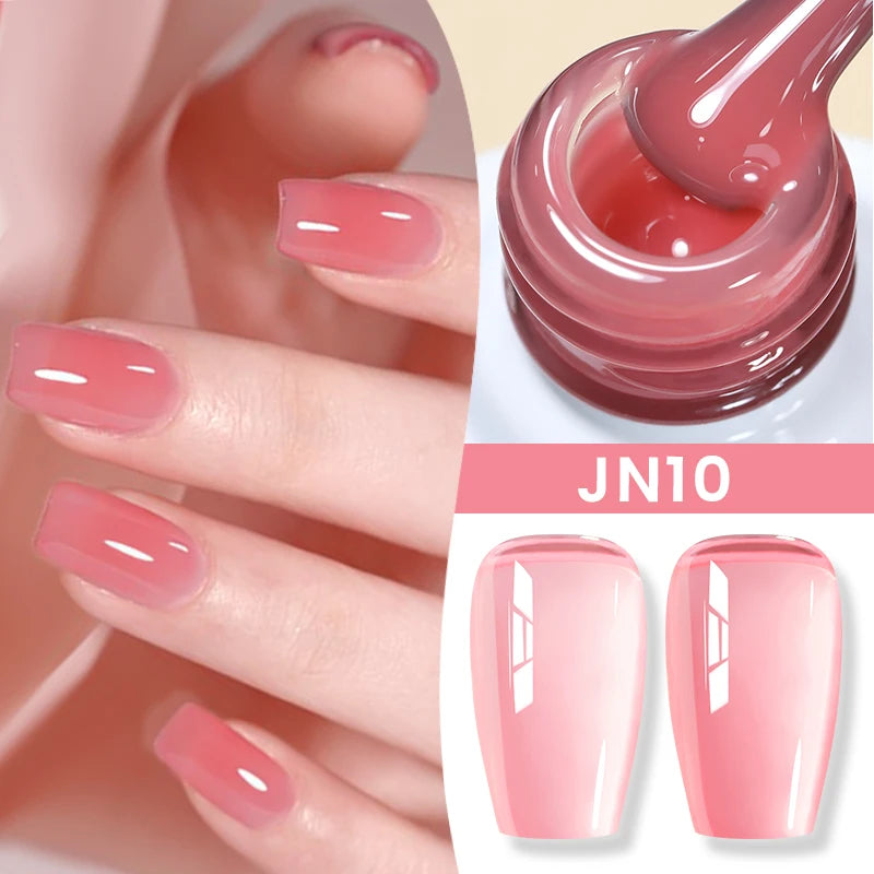 BORN PRETTY 10ml Jelly Nude Gel Nail Polish 50 Colors
