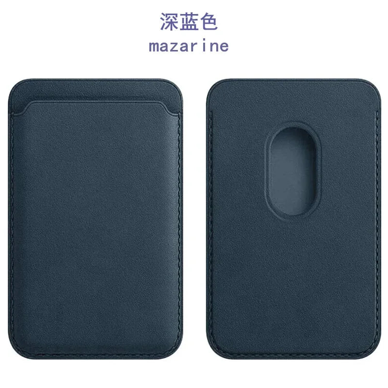 Magsafe Magnetic Leather Wallet Case For iPhone