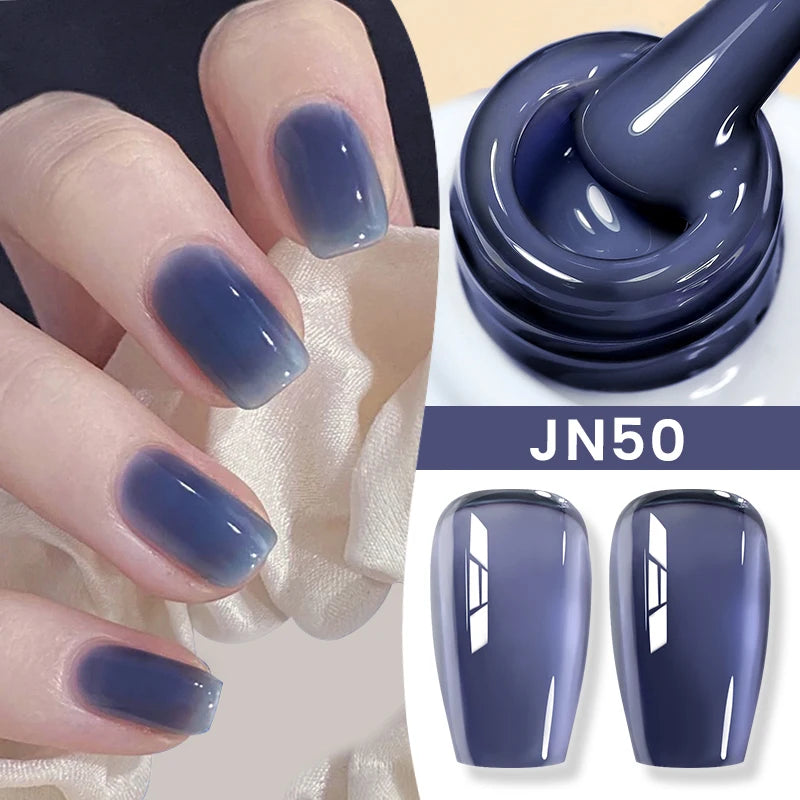 BORN PRETTY 10ml Jelly Nude Gel Nail Polish 50 Colors