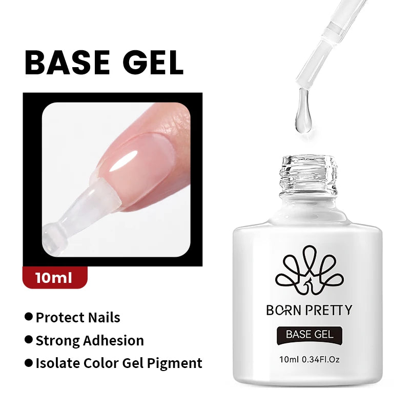 BORN PRETTY 10ml Jelly Nude Gel Nail Polish 50 Colors
