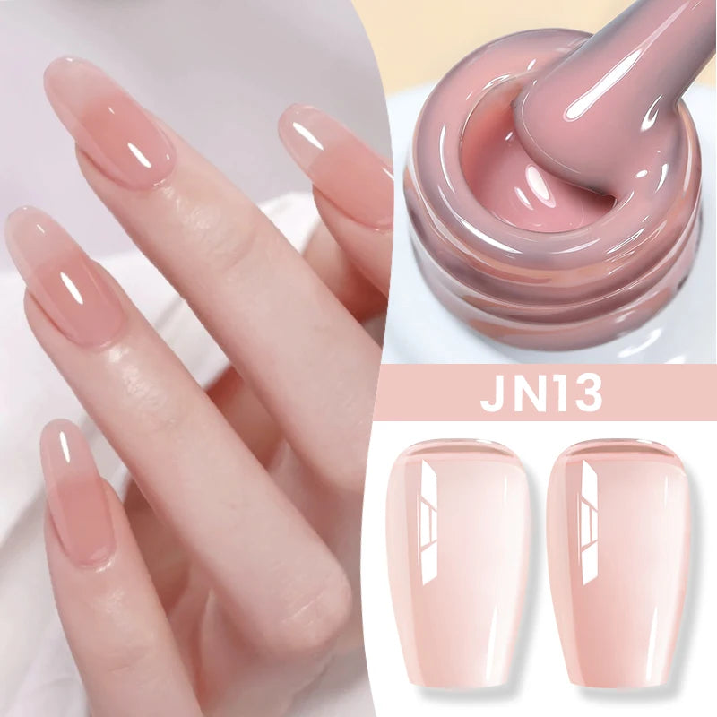 BORN PRETTY 10ml Jelly Nude Gel Nail Polish 50 Colors