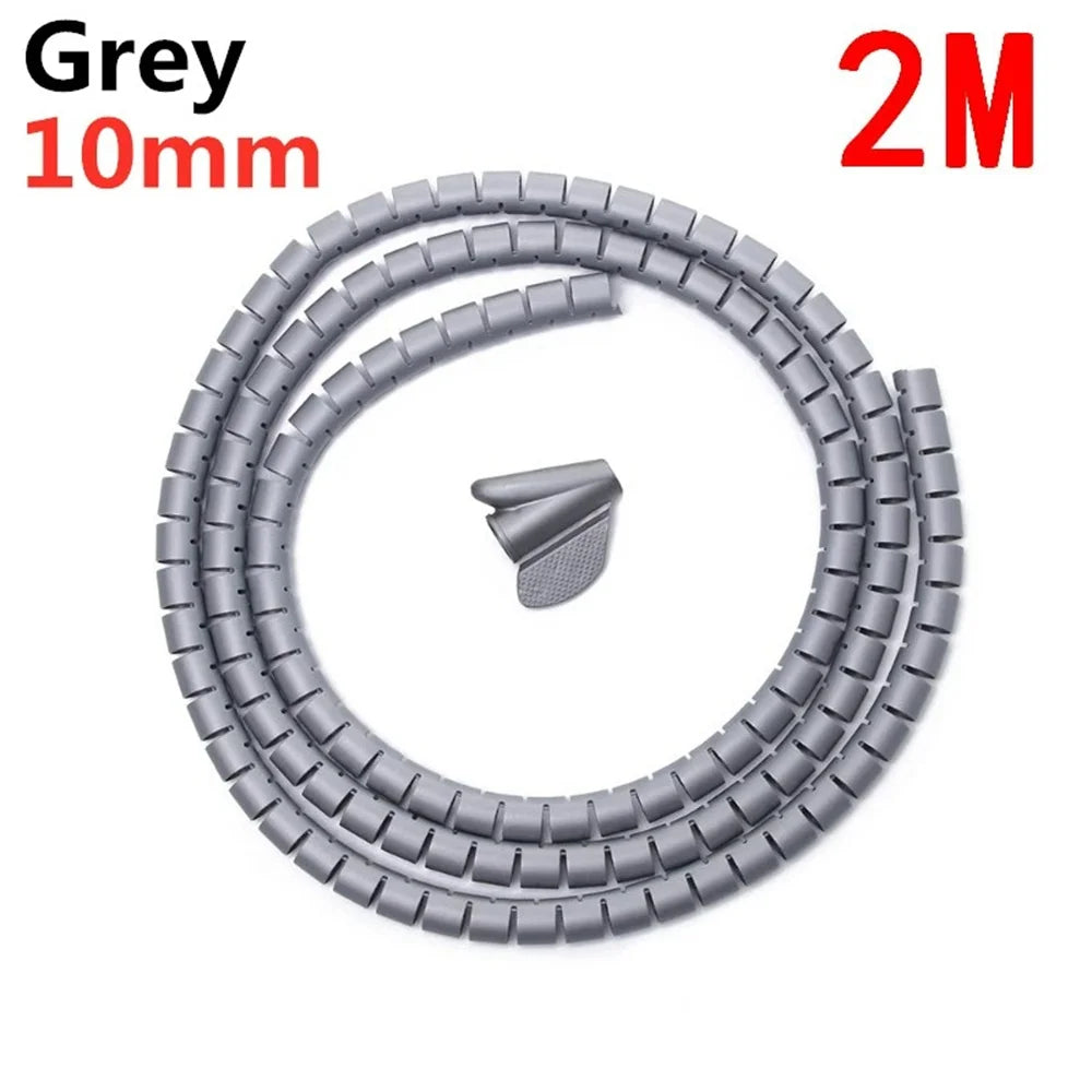 2M Flexible Spiral Cable Protector
