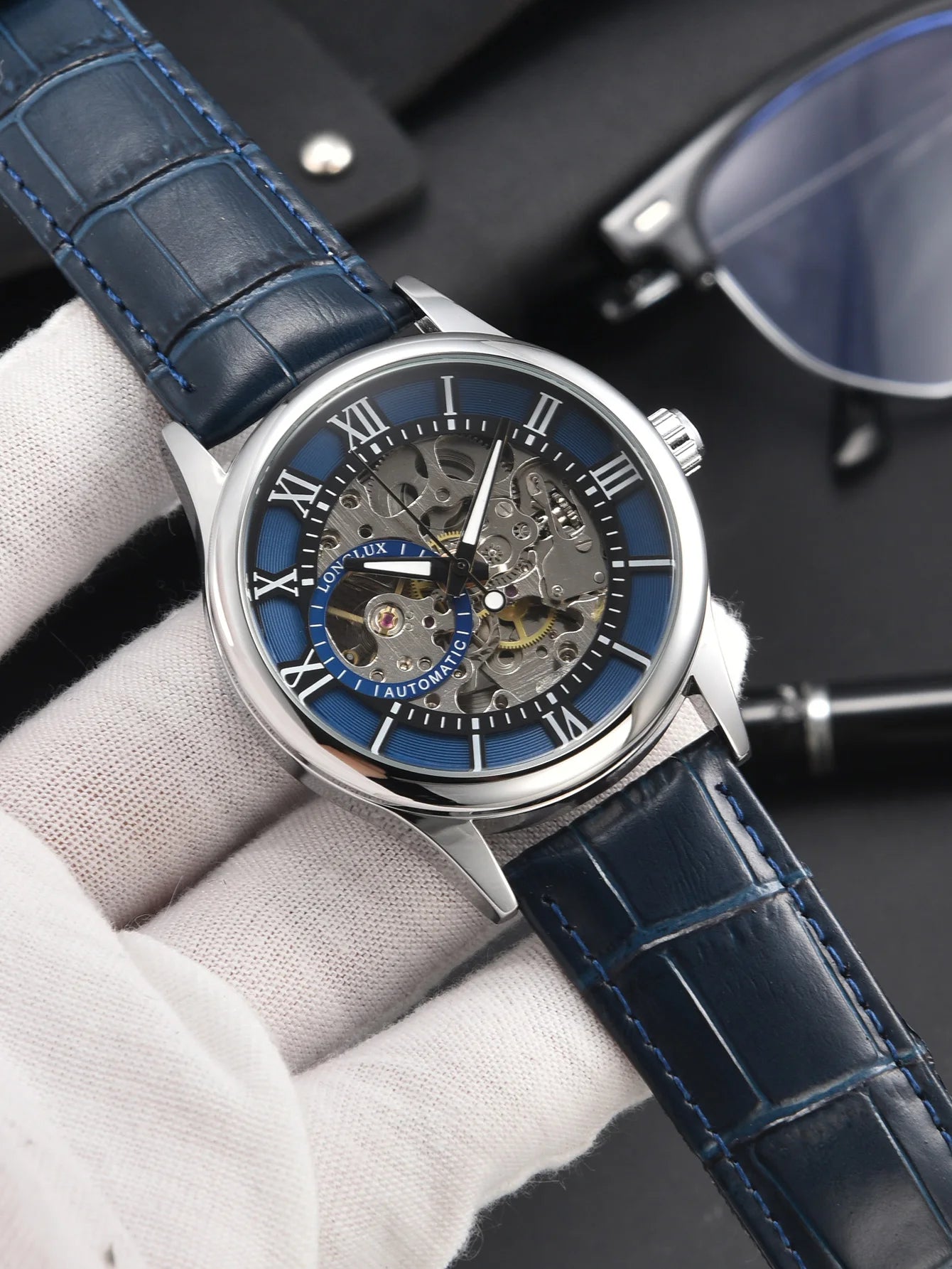 LONGLUX waterproof automatic men's watch