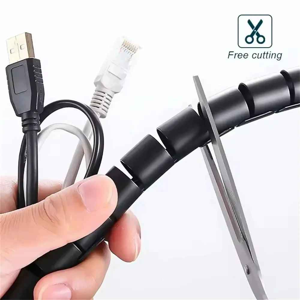 2M Flexible Spiral Cable Protector
