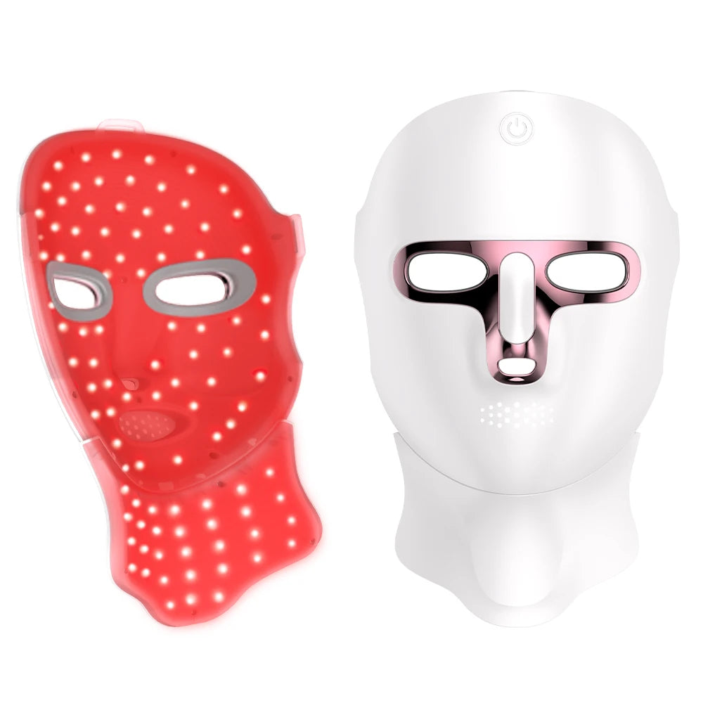 7 Colors LED Lifting Rechargeable Face Neck Mask
