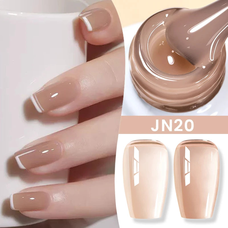 BORN PRETTY 10ml Jelly Nude Gel Nail Polish 50 Colors