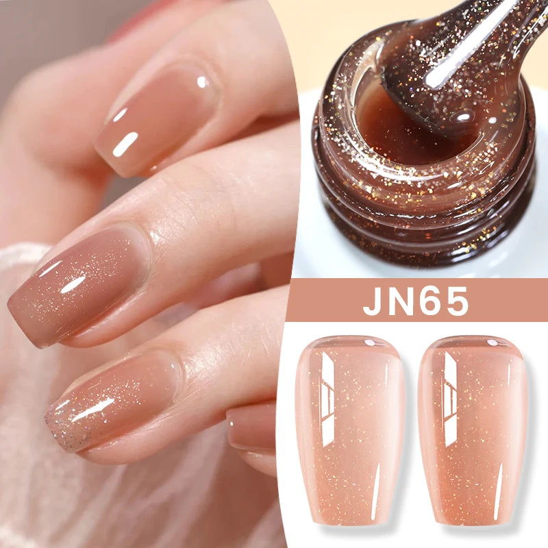 BORN PRETTY 10ml Jelly Nude Gel Nail Polish 50 Colors