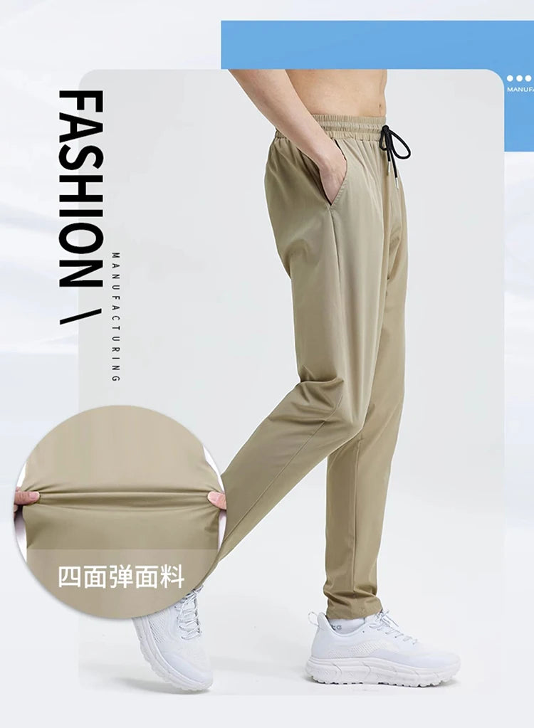 Mens Gym Pants Quick-Drying