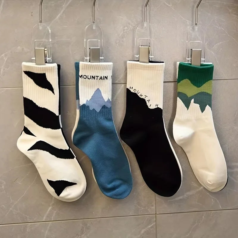 Fun Casual Unisex Cotton Socks