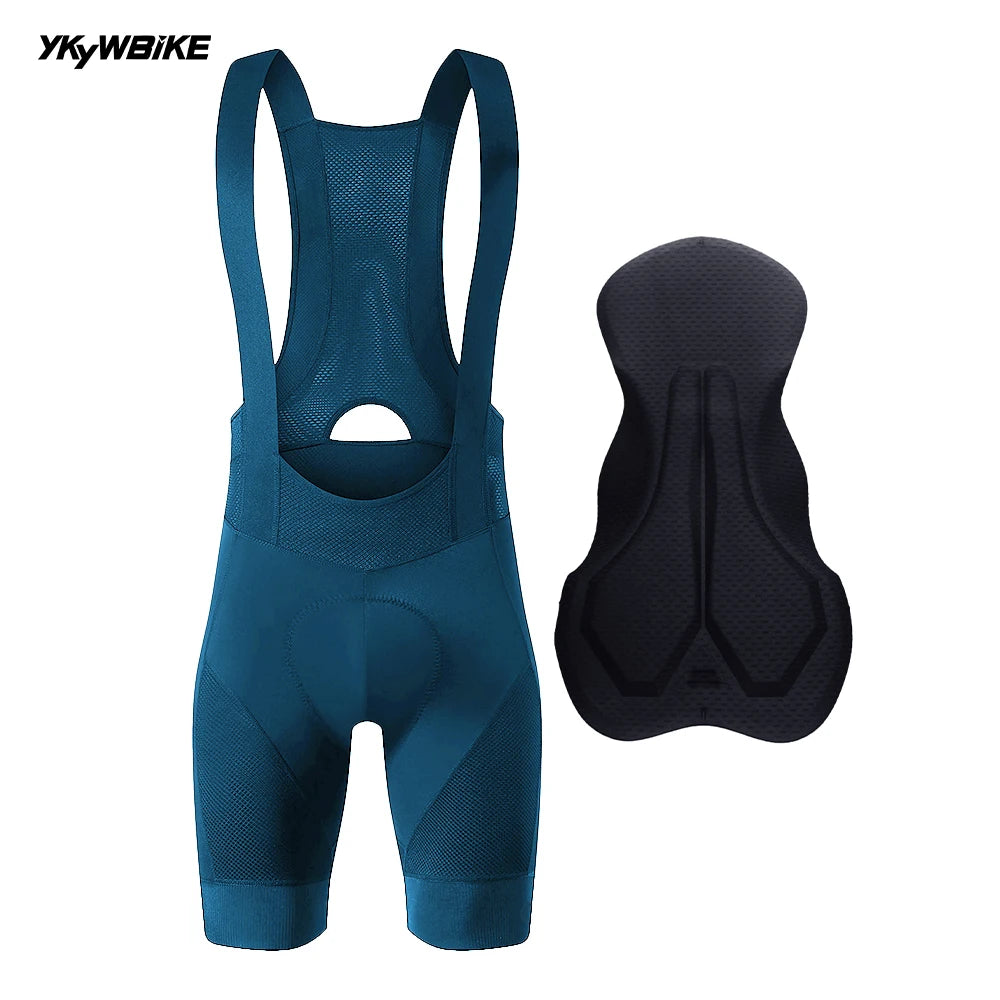 YKYWBIKE Men’s Cycling Bib Shorts – 6H Belgium Padding