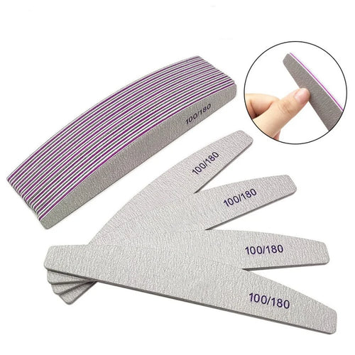 10Pcs Nail Art Files 100/180 Nails Accessoires