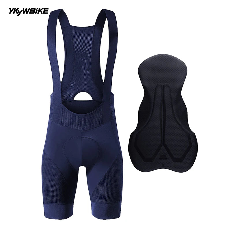 YKYWBIKE Men’s Cycling Bib Shorts – 6H Belgium Padding
