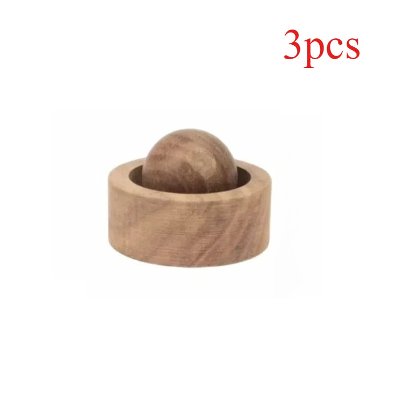 Wooden Essential Oil Diffuser (1 or 3 pcs) – Natural Fragrance for Home, Car & Décor