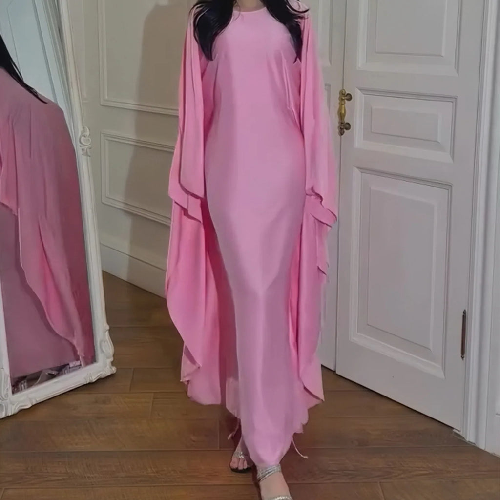 Butterfly Sleeve Satin For Women Kebaya