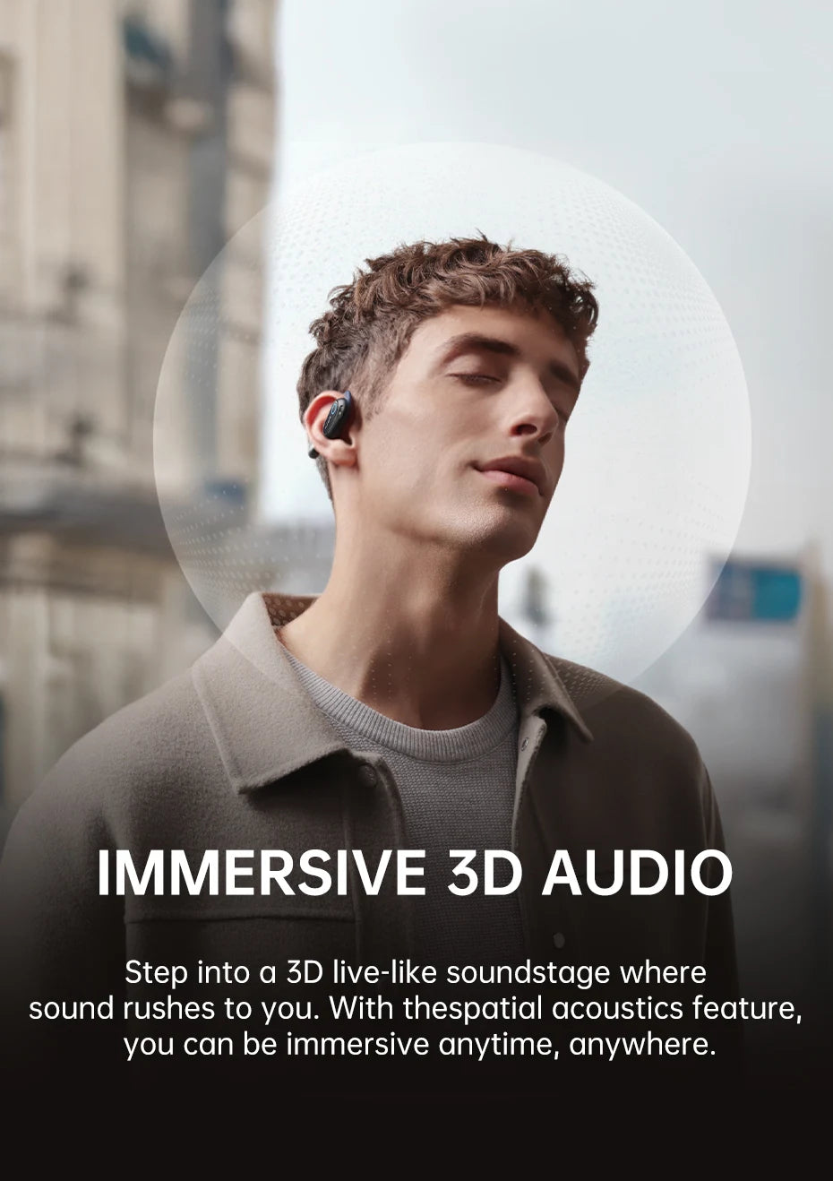 Baseus Bowie MF1 / Eli 15i Fit Open-Ear Wireless Earphones – Bluetooth 5.4, Earhooks, 60H Playtime
