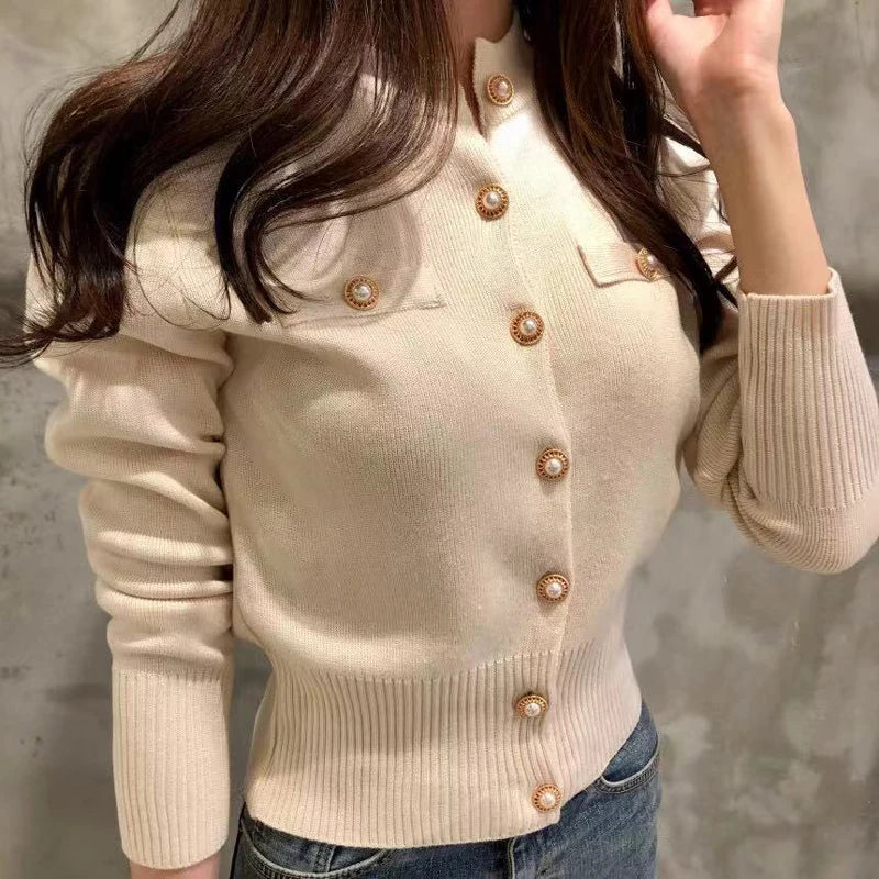 Casual Long Sleeve Fashion Women's Cardigan