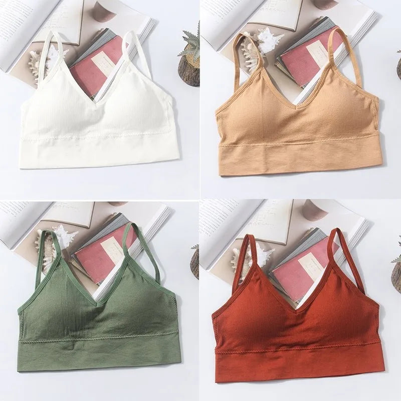 Kit 4 Women Seamless Bra Set