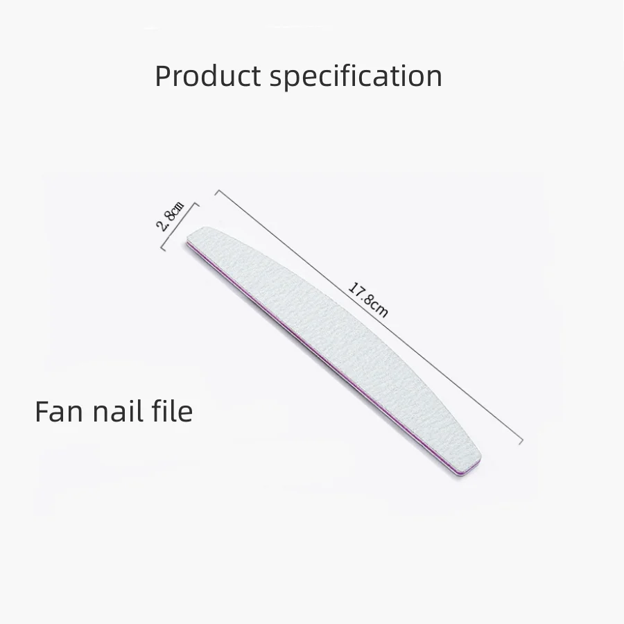 10Pcs Nail Art Files 100/180 Nails Accessoires