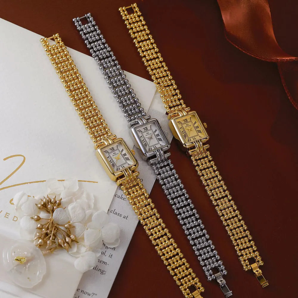 NEW Luxury Waterproof Ladies Watches Gold Bracelet