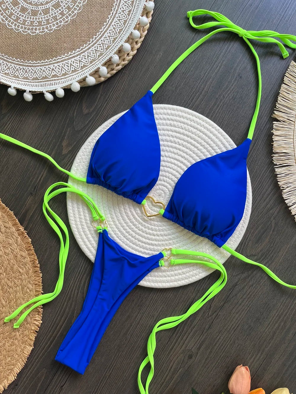 Sexy Halter Bikini Set Swimsuit Two-piece