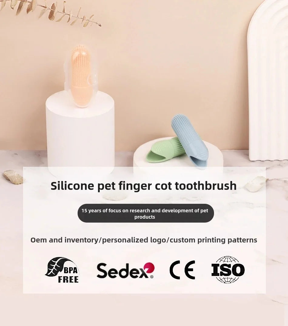 Dog Toothbrush, 360° Cleaning.