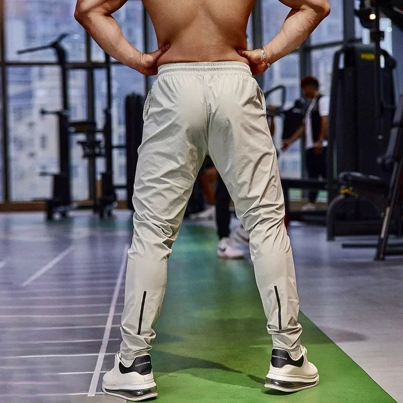 Mens Gym Pants Quick-Drying
