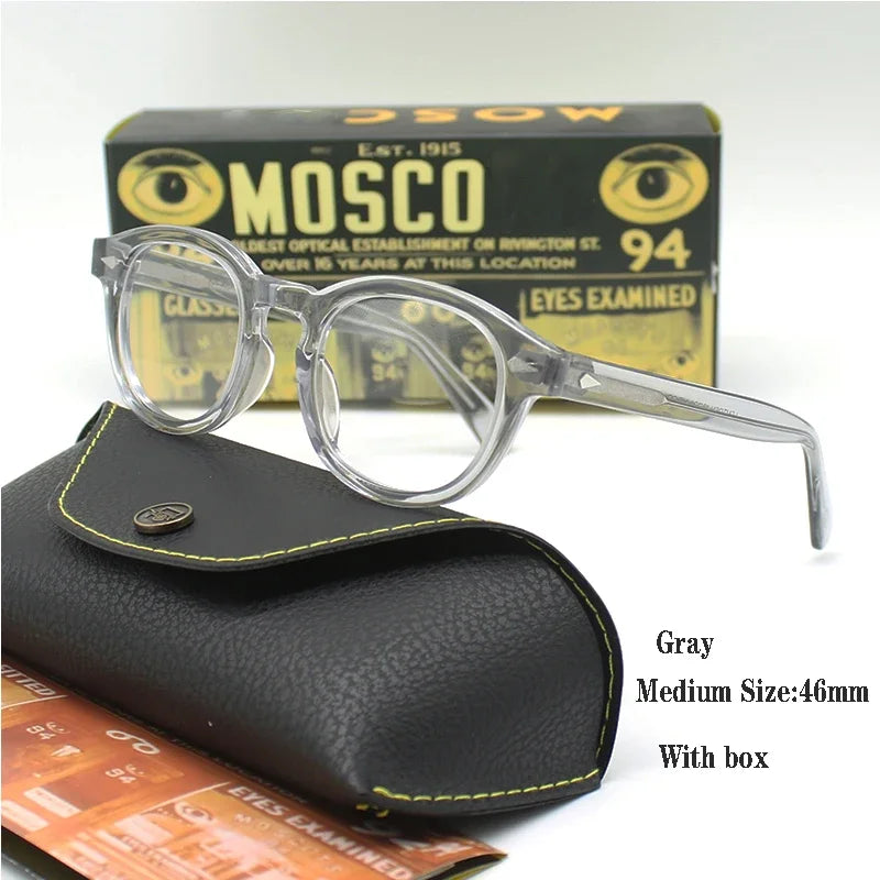 Johnny Depp Style Men's  Glasses Transparent Lens