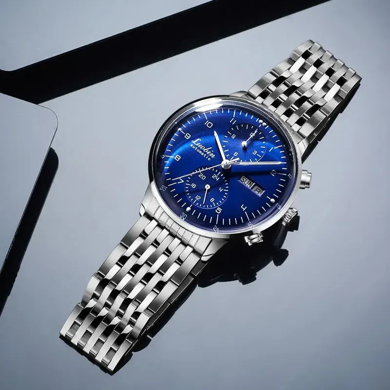 Stainless Steel Waterproof Business Men's Automatic Wristwatch