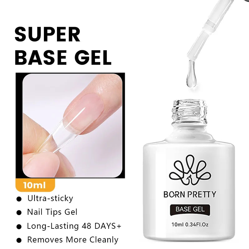 BORN PRETTY 10ml Jelly Nude Gel Nail Polish 50 Colors