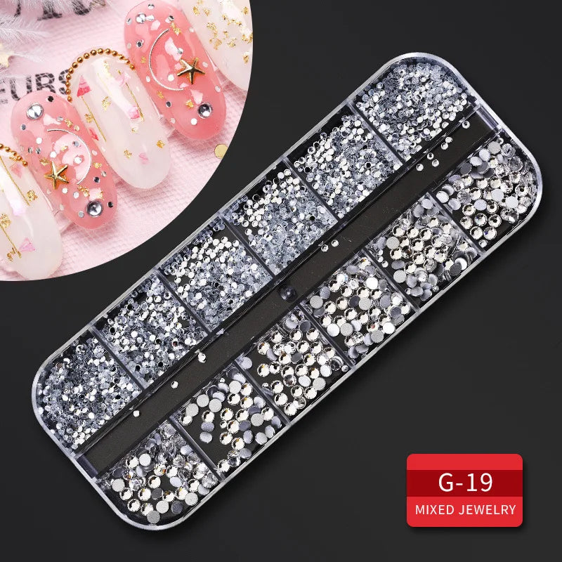 Nail art glitter Crystal & gems decoration accessories