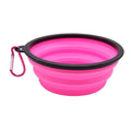 Outdoor Portable Pet Folding Silicone  Bowl