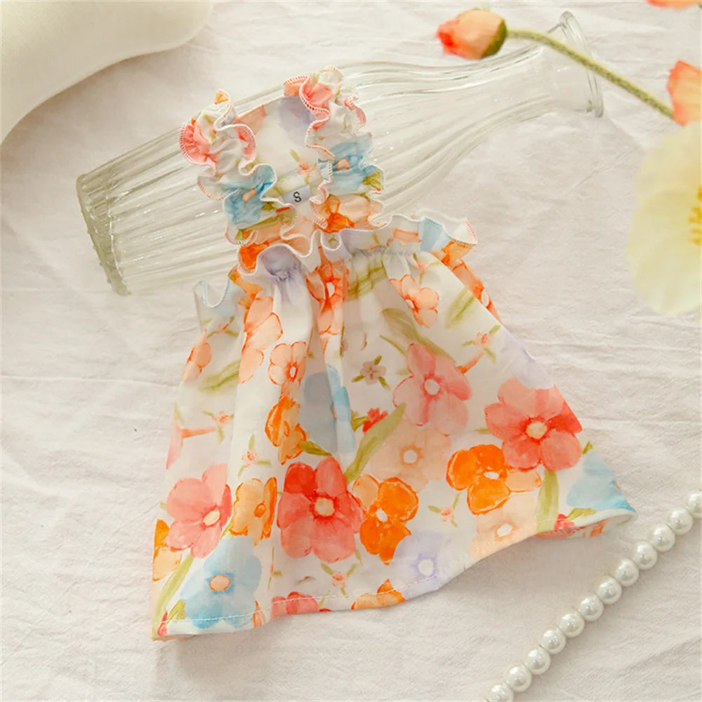 Cats Cotton Summer  Skirt Dresses