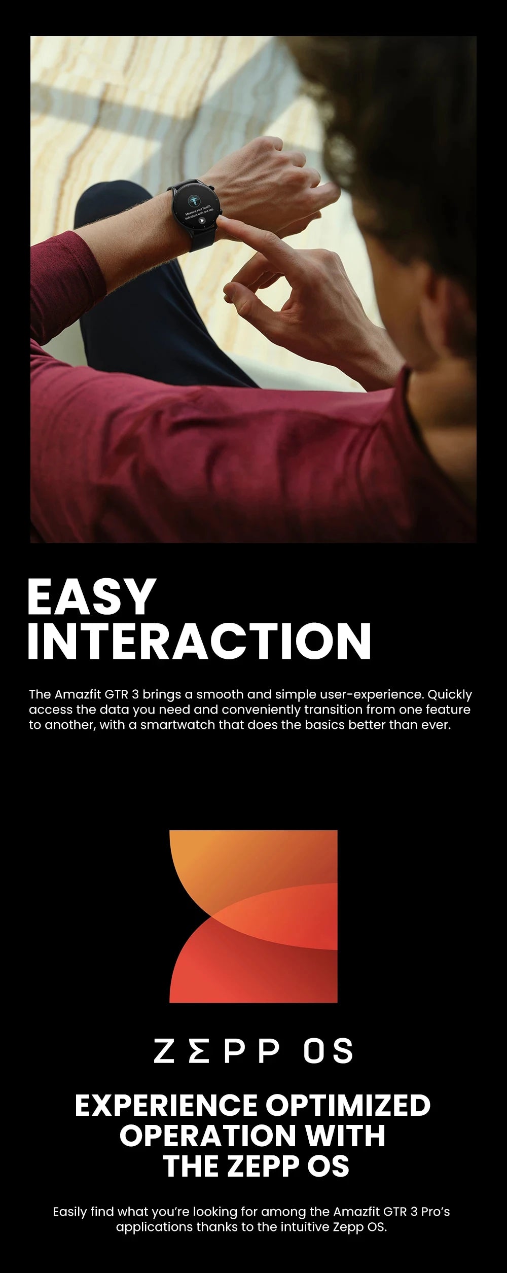 Amazfit GTR 3 Smart Watch – Alexa Built-in, 21-Day Battery