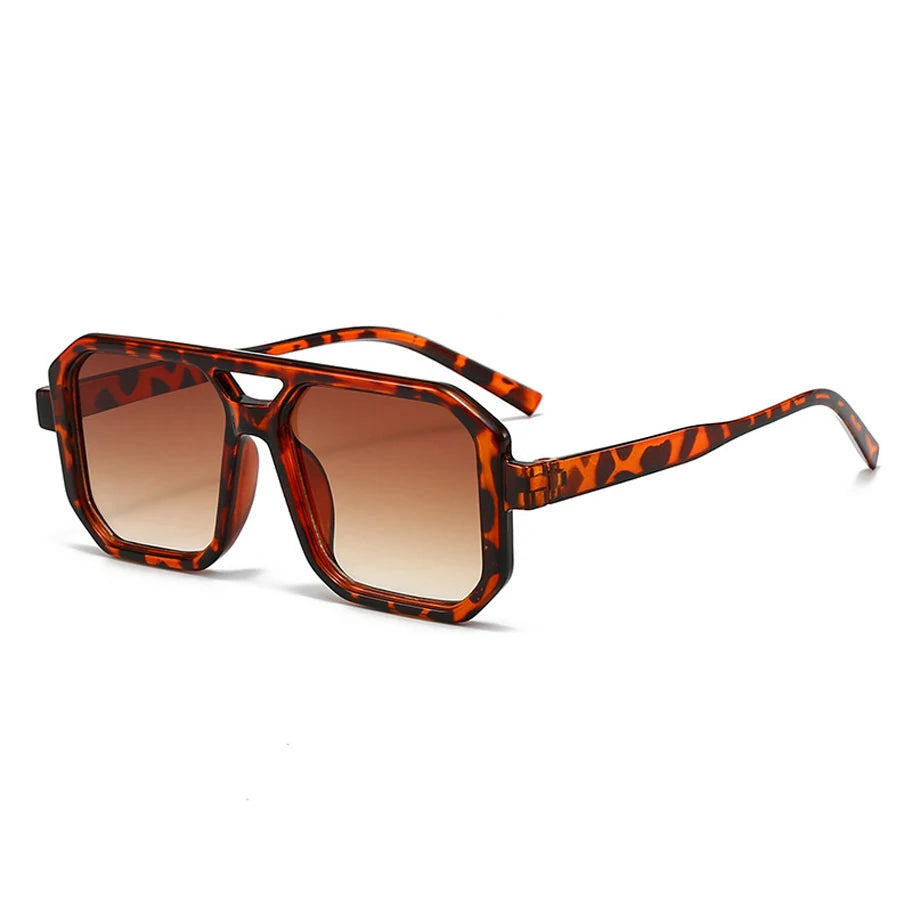 1pc Unisex Square Retro Sunglasses